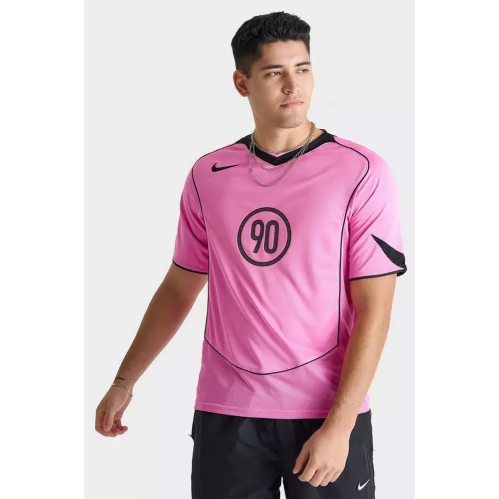 NikeTotal 90 Dri-FIT Short-Sleeve Jersey Playful Pink Black IM6309-67 Small NWT